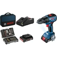 Wiertarko-wkrętarki akumulatorowe - Bosch Wiertarko-wkrętarka z zestawem bitów GSR 18V-50 06019H5004 - miniaturka - grafika 1