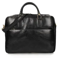 Teczki i aktówki - Teczka Skórzana Toscanio F279 - Czarna, Vintage - miniaturka - grafika 1