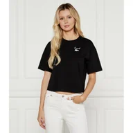 Koszulki i topy damskie - Lacoste T-shirt | Relaxed fit - miniaturka - grafika 1