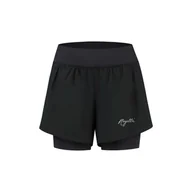 Spodnie sportowe damskie - Spodenki do biegania damskie 2w1 Rogelli Essential - miniaturka - grafika 1