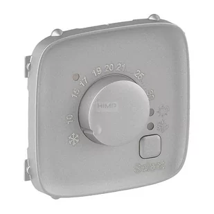 Legrand Plakietka termostatu pokojowego VALENA ALLURE Aluminium 755317 - Klawisze i ramki - miniaturka - grafika 1