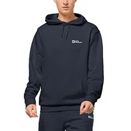 Bluzy męskie - Jack Wolfskin Męska Bluza z kapturem Essential, Night Blue, S - miniaturka - grafika 1