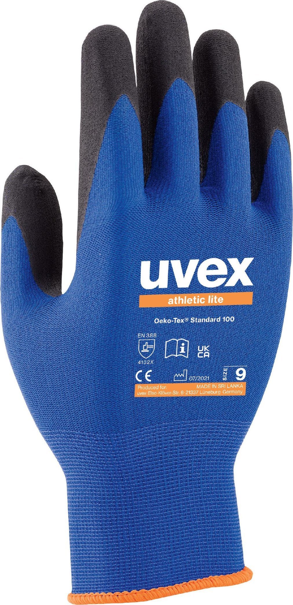 Uvex uvex athletic lite assembly glove size 11