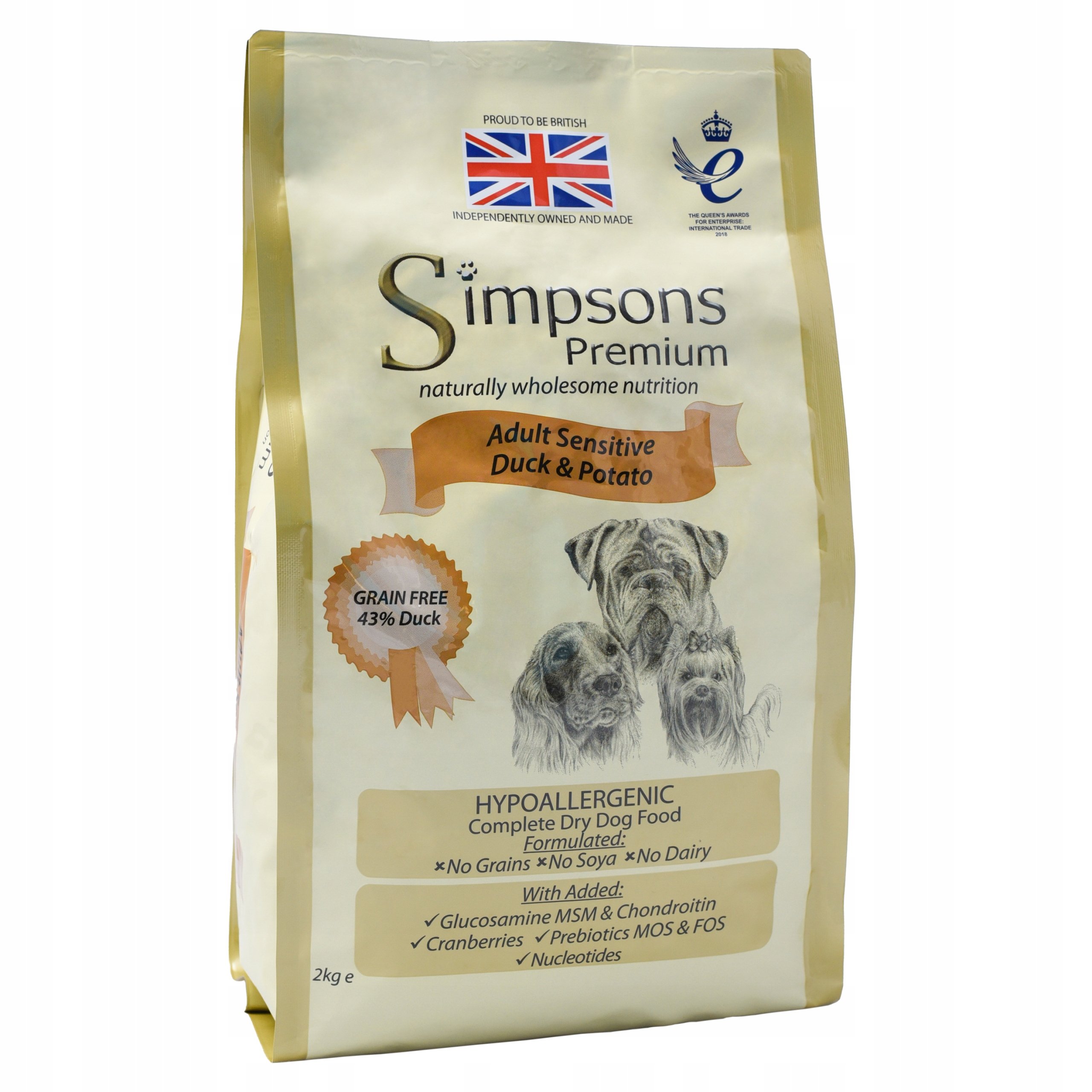Simpsons Premium Sensitive Adult Duck&Potato 2 kg