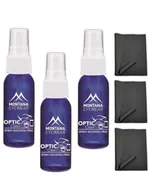 Akcesoria do okularów - ZESTAW 6 PRODUKTÓW - 3x 120ml Płyn do pielęgnacji i czyszczenia + 3x Ściereczka Premium z mikrofibry - miniaturka - grafika 1