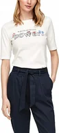 Koszulki i topy damskie - s.Oliver t-shirt damski biały XXL/44 - miniaturka - grafika 1