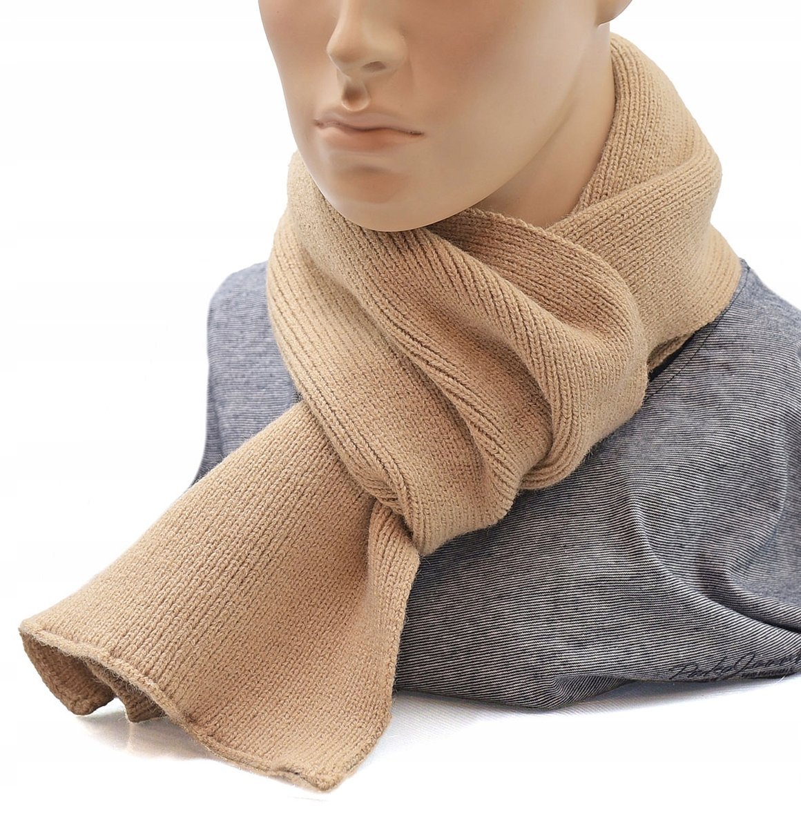 Szal szalik zimowy męski damski mięsisty PREMIUM