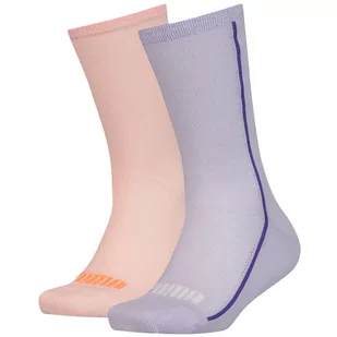 Puma, Skarpety dla dzieci, Mesh Sock 2 pary , brzoskwiniowe 907628 02, rozmiar 27/30 - Skarpetki damskie - miniaturka - grafika 1