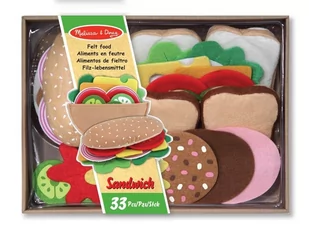 Melissa and Doug ZESTAW filcowe kanapki MD 13954 - Zabawki AGD - miniaturka - grafika 1