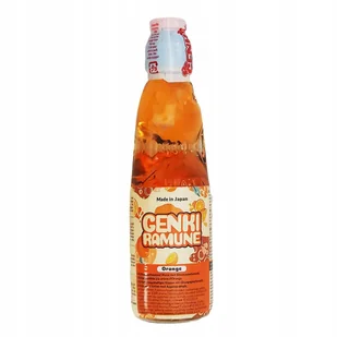 Napój gazowany Orange Genki Ramune 200ml - Napoje gazowane - miniaturka - grafika 1