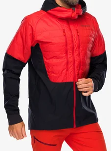 Kurtka hybrydowa Norrona Lyngen Aero80 Insulated Zip Hood - arednalin/caviar - Kurtki narciarskie Kurtka hybrydowa Norrona Lyngen Aero80 Insulated Zip Hood - arednalin/caviar - Kurtki narciarskie - miniaturka - grafika 1