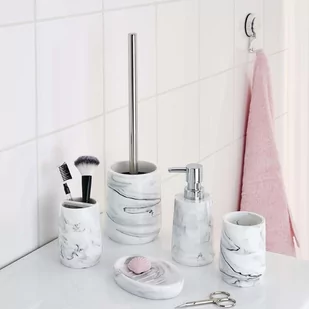 Ridder RIDDER Kubek na akcesoria łazienkowe Toscana, biały marmur - Półki łazienkowe - miniaturka - grafika 3