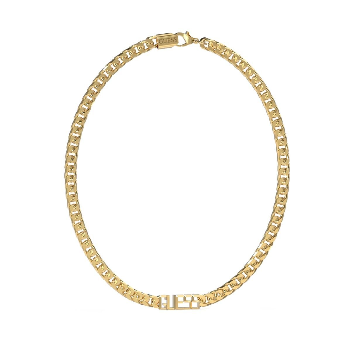 Naszyjnik Męski Guess JUMN03204JWYGBKT-U Złoty