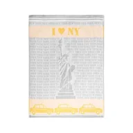 Ściereczki, gąbki, czyściki - Ściereczka kuchenna I Love New York 70 x 50 Żółty Bawełna TEXPOL - miniaturka - grafika 1
