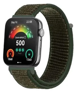 opaska pasek bransoleta NYLON Huawei Watch FIT 3 zielona - Akcesoria do smartwatchy - miniaturka - grafika 1