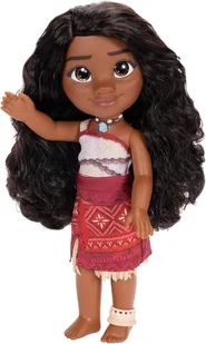 Duża lalka 35cm Moana z filmu Vaiana 2 brokatowe oczy długie włosy - Lalki dla dziewczynek - miniaturka - grafika 1