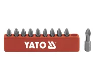 Bity - YATO Końcówki wkrętakowe ph3x25 mm, kpl. 10 szt. YT-0476 - miniaturka - grafika 1
