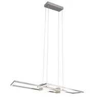 Lampy sufitowe - Wisząca lampa nad stół Albany 347710407 Trio LED 37W 2700-6500K z pilotem czarna - miniaturka - grafika 1