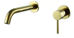 Sea-Horse Bateria umywalkowa podtynkowa Peso BJJ320G Gold BJJ320G - Baterie umywalkowe - miniaturka - grafika 1