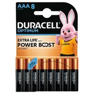 Baterie i akcesoria - Bateria AAA DURACELL Optimum (8 szt.) - miniaturka - grafika 1