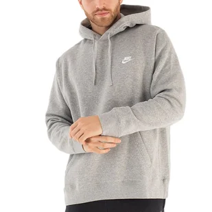 Bluza Nike NSW Club Fleece BV2654-063 - szara - Bluzy sportowe męskie - miniaturka - grafika 1