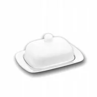 Pozostałe akcesoria kuchenne - Maselniczka Biała Porcelanowa 19 Cm Wl-996109/1C - miniaturka - grafika 1