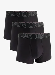 Bokserki termoaktywne Under Armour Performance Tech 3 in 3-Pack Boxerjock - black/black/castlerock - Kurtki narciarskie - miniaturka - grafika 1