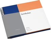 Albumy fotograficzne - Album na zdjęcia Spiral Cutting Edge kobaltowo-brzoskwiniowy - miniaturka - grafika 1