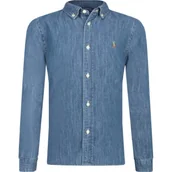 Bluzki dla chłopców - POLO RALPH LAUREN Jeansowa koszula | Regular Fit - miniaturka - grafika 1