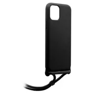 Etui i futerały do telefonów - PURO ICON Cross Body etui z regulowanym paskiem na iPhone 11 (czarny) IPCX6119ICONCBBLK - miniaturka - grafika 1