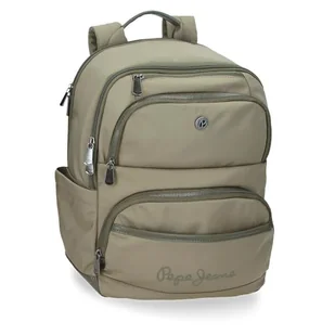 Pepe Jeans Corin Plecak na laptopa 15,6" zielony 29 x 40 x 14 cm Poliester i PU 18,48 l by Joumma Bags, Zielony, Talla única, plecak na komputer - Torby na laptopy - miniaturka - grafika 1