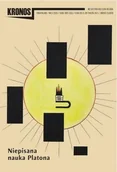 Czasopisma - Kronos 12025 Niepisana nauka Platona - miniaturka - grafika 1