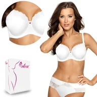 Biustonosze - Biustonosz Full Cup Av 1924 Usztywniany Biały  90D - miniaturka - grafika 1