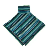 Apaszki i szaliki damskie - Ponczo Zeberka - miniaturka - grafika 1