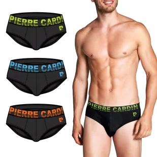 SLIPY MĘSKIE 3-PAK PIERRE CARDIN RAINBOW - M - Majtki męskie - miniaturka - grafika 1