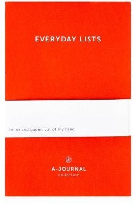 Notatnik wyrywany - lista - Red / A-Journal
