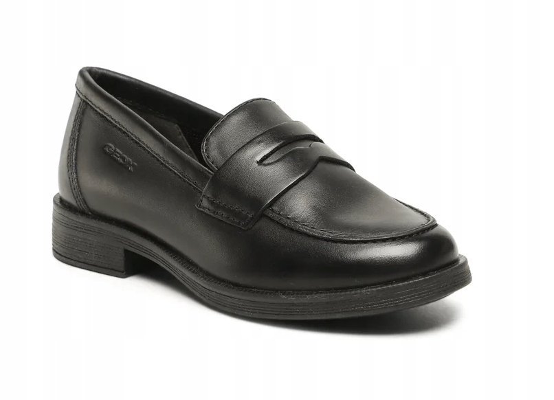 GEOX AGATA MOKASYNY DAMSKIE SKÓRZANE WSUWANE NISKIE WYGODNE PŁASKIE 38 JKI