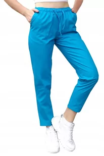 Cygaretki spodnie medyczne damskie ochronne kolor turkus S - Odzież robocza - miniaturka - grafika 1