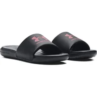 Klapki i japonki damskie - Under Armour, Klapki damskie Ansa Fix SL, 3023772-007, Czarne, Rozmiar 39 - miniaturka - grafika 1