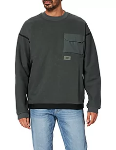 G-STAR RAW Męska bluza z siateczki, szary (Graphite C632-996), S - Bluzy męskie - miniaturka - grafika 1