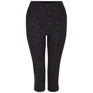 Spodnie sportowe damskie - Legginsy damskie 3/4 Dare 2b Influential 3/4 Rozmiar: XS / Kolor: czarny/szary - miniaturka - grafika 1