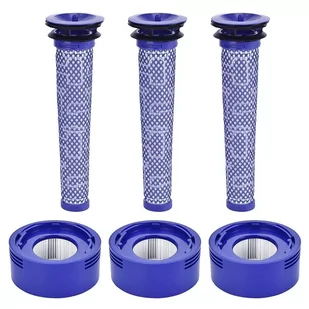 3X ZESTAW FILTRÓW DO DYSON V7 V8 V8+ Absolute Animal Motorhead Allergy - Filtry do odkurzaczy - miniaturka - grafika 1