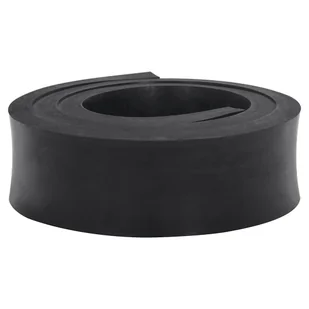 vidaXL Gumowa krawędź do pługa śnieżnego czarna 180x10x2 cm - Zamiatarki - miniaturka - grafika 1