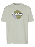 Koszulki męskie - Jack & Jones Koszulka w kolorze zielonym - miniaturka - grafika 1