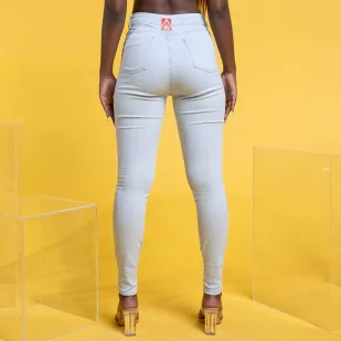 Jeansy damskie LABELLAMAFIA PANTS MIX CLASSICOS DENIM - Spodnie damskie - miniaturka - grafika 2