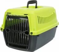 Sprzęt podróżny i transportery dla psów - Trixie Transporter Capri XXS 26x25x39cm antracyt/zielony - miniaturka - grafika 1