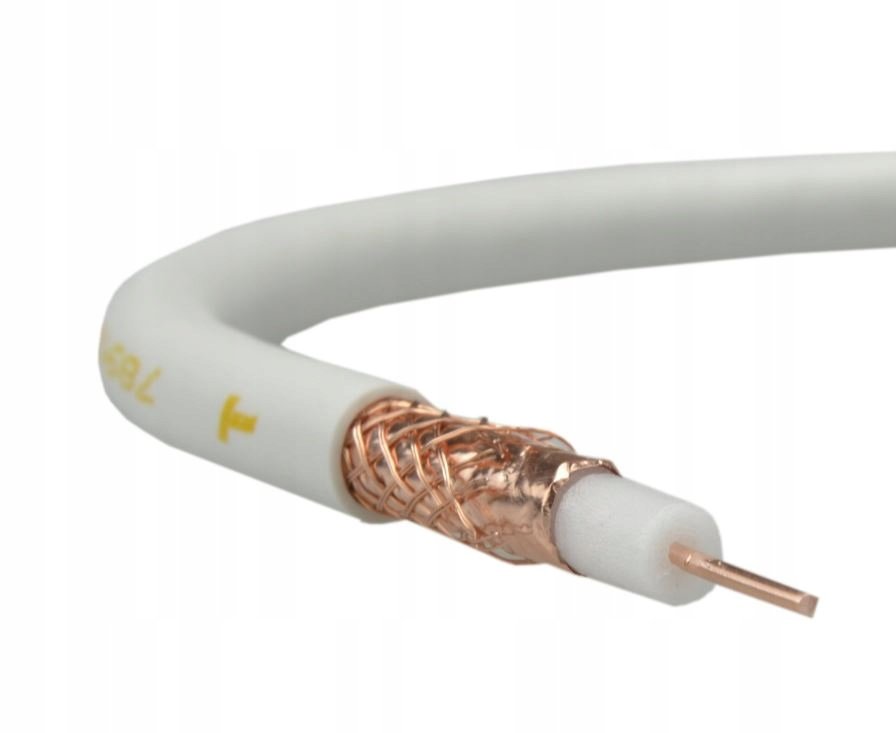Kabel antenowy koncentryczny K-1000 Cu/cu 25m Elektrokabel miedź