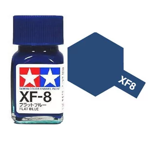 Tamiya Enamel 80308 Xf-8 Flat Blue 10Ml - Akcesoria i części modelarskie - miniaturka - grafika 1