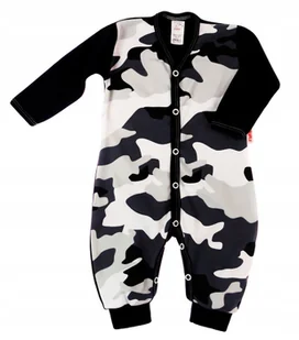 PAJAC długi rękaw rampers , Moro czarne 86 KLEKLE - Pajacyki dla niemowląt - miniaturka - grafika 1