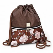 Plecaki worki - Worko plecak plecako worek workoplecak wodoodporny róże - miniaturka - grafika 1